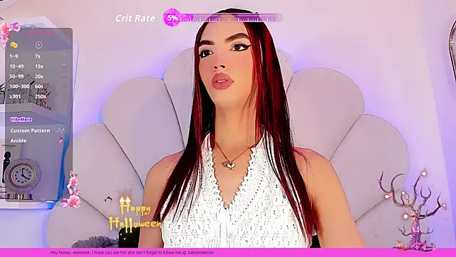 Snapshot of Babyenderlyn chatting on October 26, 2025, 1:33 pm Babyenderlyn online show from October 26, 2025, 1:33 pm