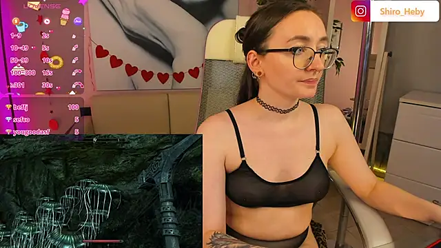 ShiroHeby online show from February 21, 2025, 6:26 pm