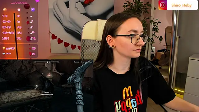 ShiroHeby online show from February 14, 2025, 6:40 pm