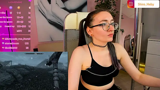 ShiroHeby online show from February 11, 2025, 9:03 pm