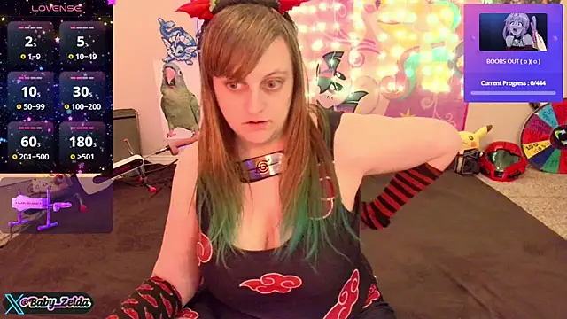 BabyZelda online show from January 22, 2025, 1:21 pm