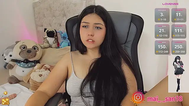 Snapshot of Maii_chan chatting on January 12, 2025, 9:40 am Maii chan online show from January 12, 2025, 9:40 am