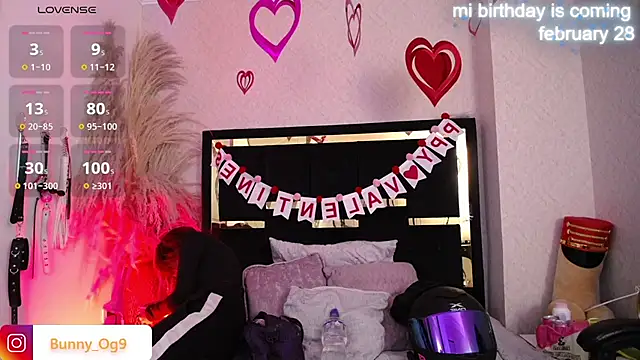 Snapshot of Bunny_O chatting on February 22, 2026, 12:46 am Bunny O online show from February 22, 2026, 12:46 am