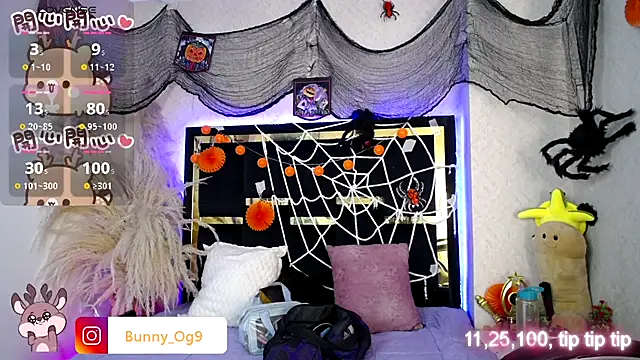 Snapshot of Bunny_O chatting on October 26, 2025, 9:37 pm Bunny O online show from October 26, 2025, 9:37 pm