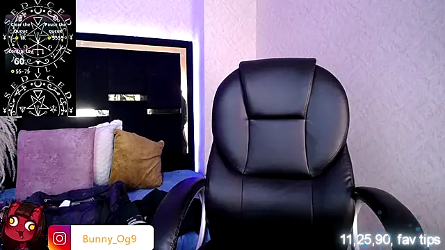 Bunny O online show from November 8, 2025, 8:34 pm