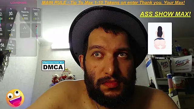 BISEXGOOD777 online show from March 17, 2025, 10:08 pm