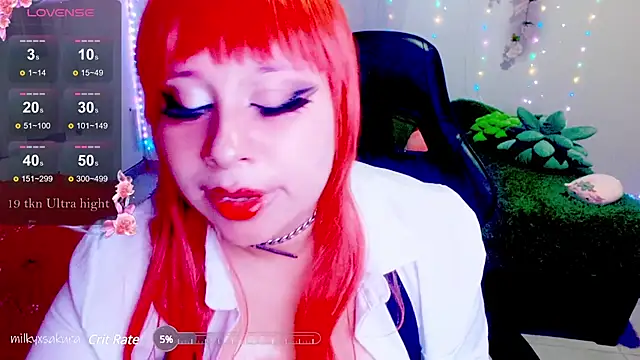 MilkyXSakura online show from January 30, 2025, 6:56 am