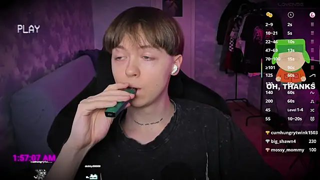 Snapshot of charonbaby1 chatting on February 12, 2025, 10:59 pm charonbaby1 online show from February 12, 2025, 10:59 pm