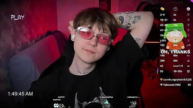 Snapshot of charonbaby1 chatting on January 30, 2025, 10:51 pm charonbaby1 online show from January 30, 2025, 10:51 pm