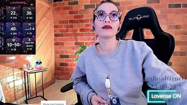 Snapshot of paulinabarnett- chatting on September 23, 2025, 3:08 pm paulinabarnett- online show from September 23, 2025, 3:08 pm