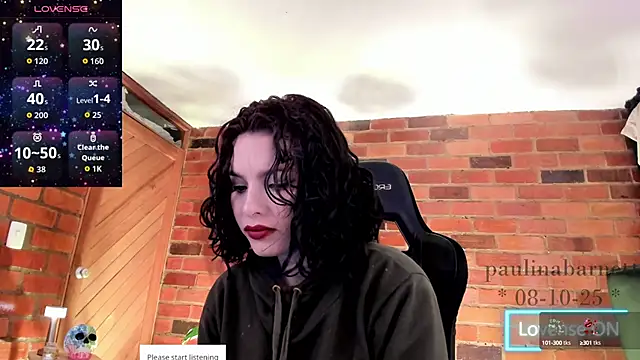 Snapshot of paulinabarnett- chatting on October 8, 2025, 9:55 am paulinabarnett- online show from October 8, 2025, 9:55 am