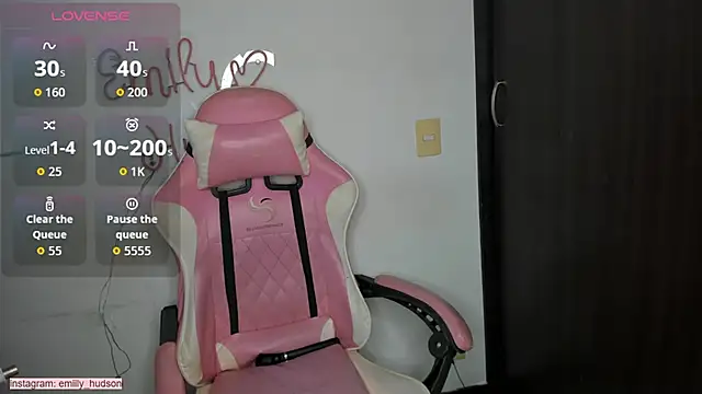 emily huddson  online show from November 7, 2025, 7:29 pm