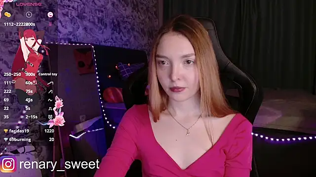 renary sweet online show from January 28, 2025, 11:07 pm