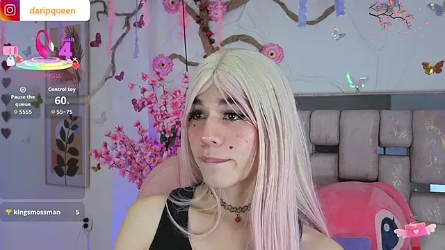 DaripQueen online show from March 13, 2026, 2:00 pm