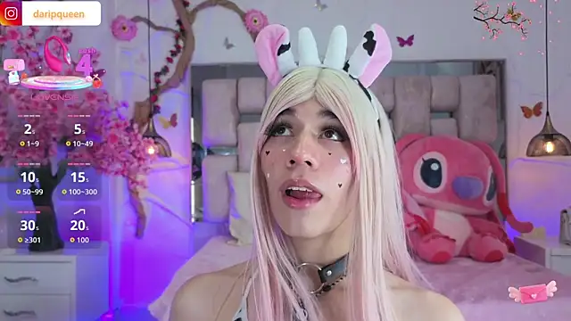 DaripQueen online show from April 18, 2026, 2:08 pm