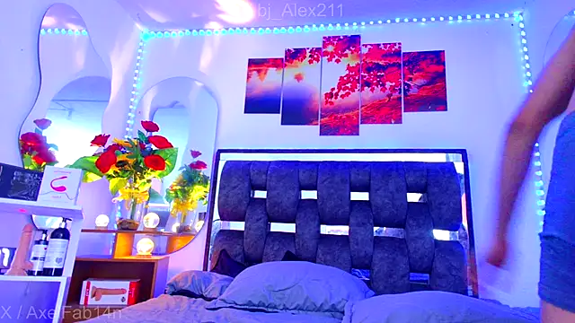 Snapshot of Alex_and_Fabian chatting on October 5, 2025, 8:21 pm Alex and Fabian online show from October 5, 2025, 8:21 pm