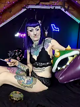 Purple Coffin666 online show from March 21, 2025, 7:02 pm