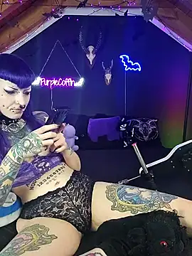 Purple Coffin666 online show from March 18, 2025, 7:33 pm