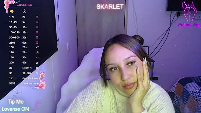 Skarlet Adams28 online show from September 28, 2025, 10:28 pm