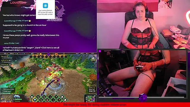 Rae-Suon online show from February 8, 2025, 1:32 am