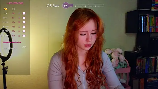 Ginger Goddess  online show from March 12, 2025, 3:13 am