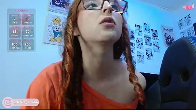 Snapshot of CelesteAyase chatting on October 10, 2025, 3:18 am CelesteAyase online show from October 10, 2025, 3:18 am