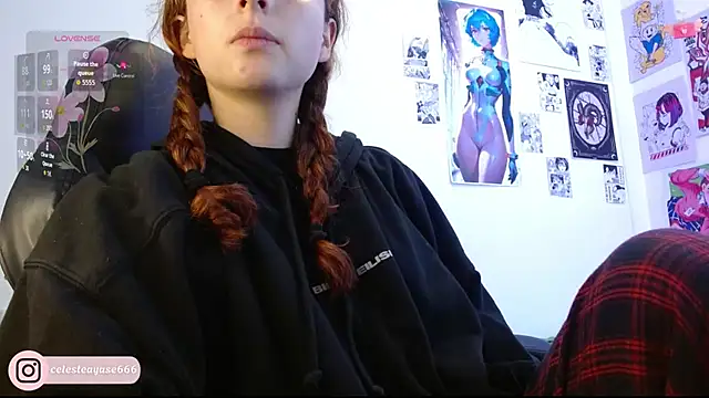 Snapshot of CelesteAyase chatting on October 17, 2025, 10:44 pm CelesteAyase online show from October 17, 2025, 10:44 pm