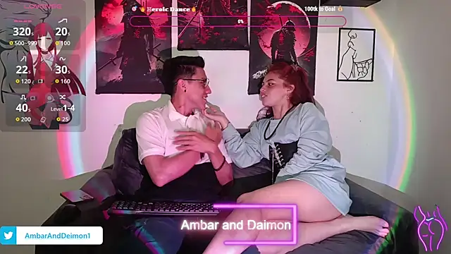 Snapshot of Ambar_and_daimon_ chatting on September 12, 2025, 4:40 pm Ambar and daimon online show from September 12, 2025, 4:40 pm