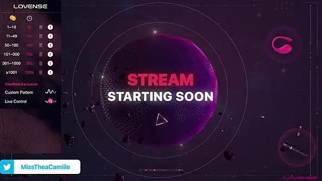 MissTheaCamille online show from January 31, 2025, 8:43 pm