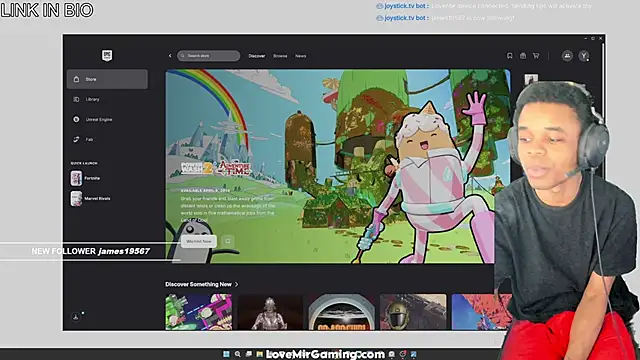 lovemirgaming online show from February 28, 2026, 8:52 pm