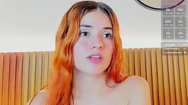 Snapshot of alliss_ginger_ chatting on February 9, 2025, 9:05 am alliss ginger  online show from February 9, 2025, 9:05 am