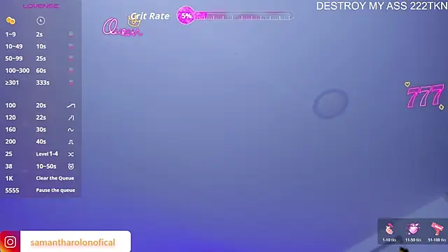 Samantha Rolon online show from April 15, 2026, 2:50 am