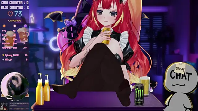 LewdKira VT online show from April 18, 2026, 7:58 pm