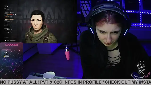 Gamergirl-Linela online show from March 19, 2025, 1:32 am