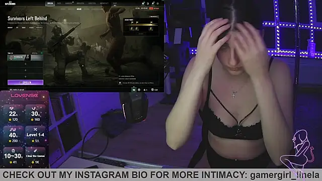 Snapshot of Gamergirl-Linela chatting on September 29, 2025, 1:56 am Gamergirl-Linela online show from September 29, 2025, 1:56 am