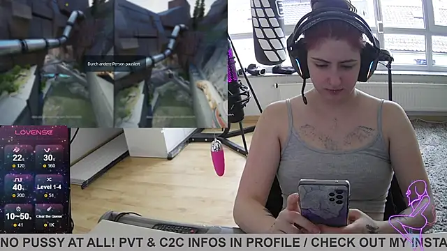 Gamergirl-Linela online show from March 13, 2025, 10:26 am