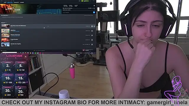 Snapshot of Gamergirl-Linela chatting on September 23, 2025, 2:46 pm Gamergirl-Linela online show from September 23, 2025, 2:46 pm