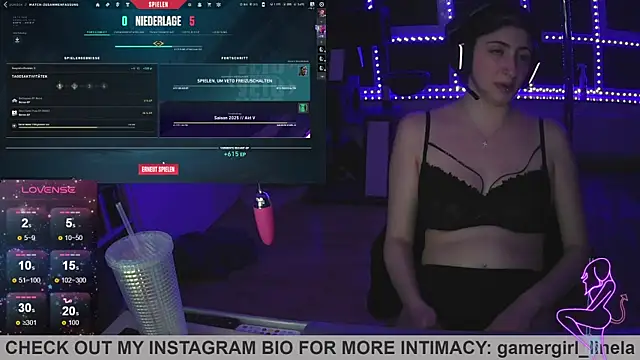 Snapshot of Gamergirl-Linela chatting on October 8, 2025, 3:30 am Gamergirl-Linela online show from October 8, 2025, 3:30 am