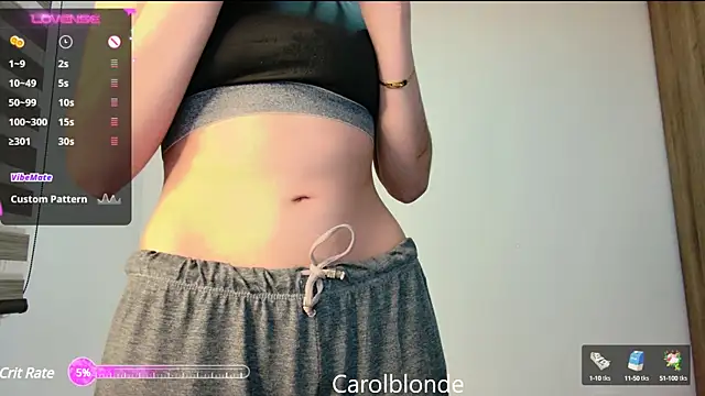 Carolblonde online show from February 27, 2025, 3:18 am
