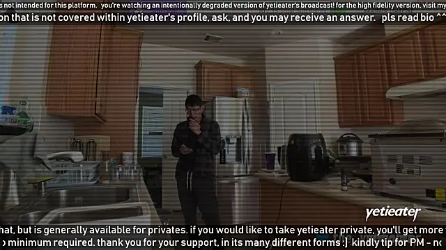 Snapshot of yetieater chatting on January 22, 2025, 6:20 pm yetieater online show from January 22, 2025, 6:20 pm