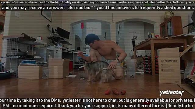 Snapshot of yetieater chatting on March 16, 2025, 5:07 pm yetieater online show from March 16, 2025, 5:07 pm