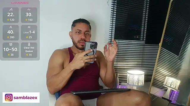 Snapshot of samblazex chatting on October 6, 2025, 2:02 am samblazex online show from October 6, 2025, 2:02 am