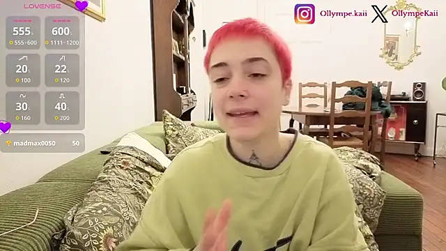 OllympeKaii online show from April 11, 2026, 3:58 am