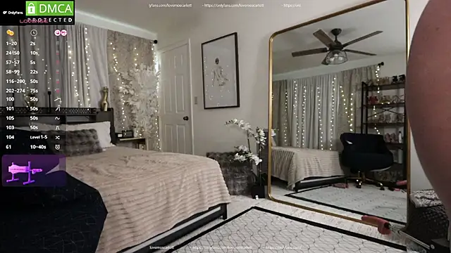 LoveMoScarlett online show from November 20, 2025, 8:20 pm