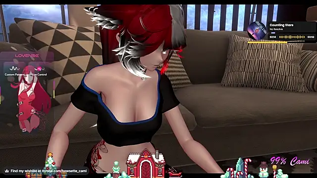 Bowsette Cami online show from November 24, 2025, 3:23 pm