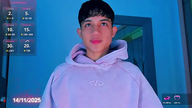 Sebax Young online show from November 14, 2025, 8:34 pm