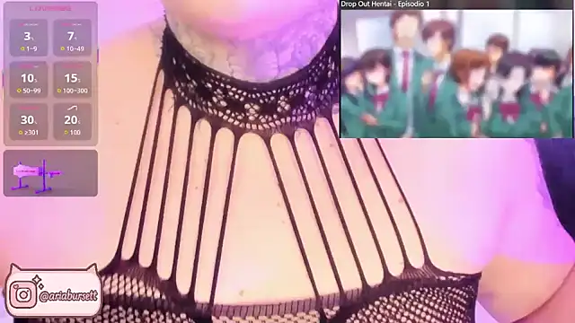 AriaBursett online show from September 29, 2025, 4:23 pm