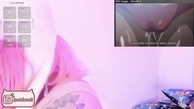 AriaBursett online show from October 28, 2025, 5:23 pm