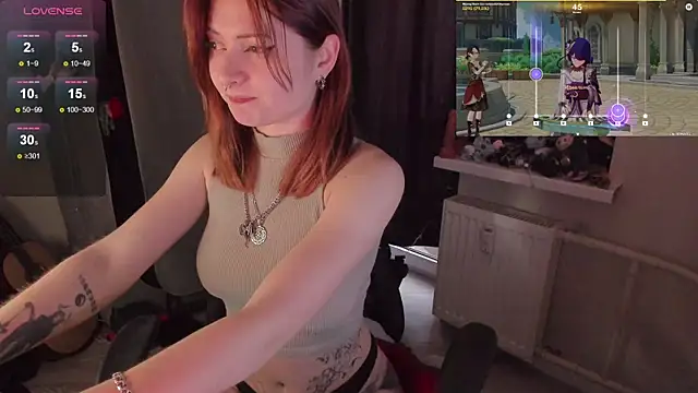 Snapshot of Melante chatting on October 19, 2025, 1:36 pm Melante online show from October 19, 2025, 1:36 pm