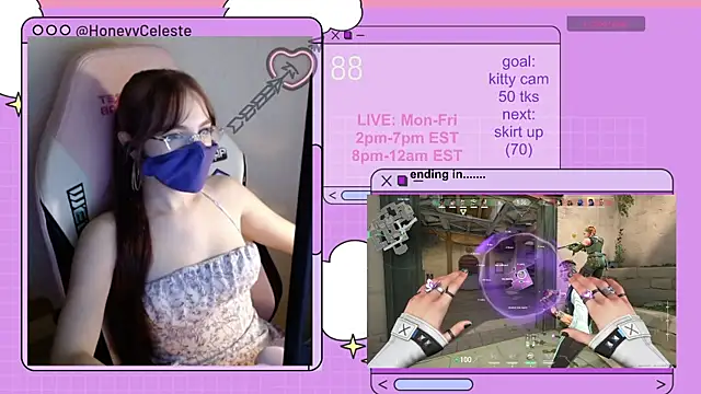 Snapshot of HoneyyCeleste chatting on July 28, 2026, 7:04 pm HoneyyCeleste online show from July 28, 2026, 7:04 pm